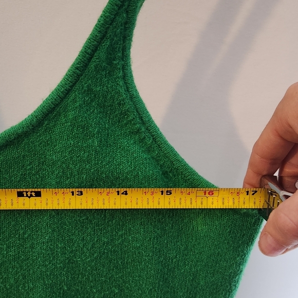 Old Navy Womens Green Cami Tank Top Cotton Knit Stretch Scoop Neck Sleeveless M - Picture 6 of 7